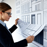 프랑스어 프랑스어와 불어 차이 - **

"A professional architect, female, in a modern office setting, wearing a fully clothed, modest b...
